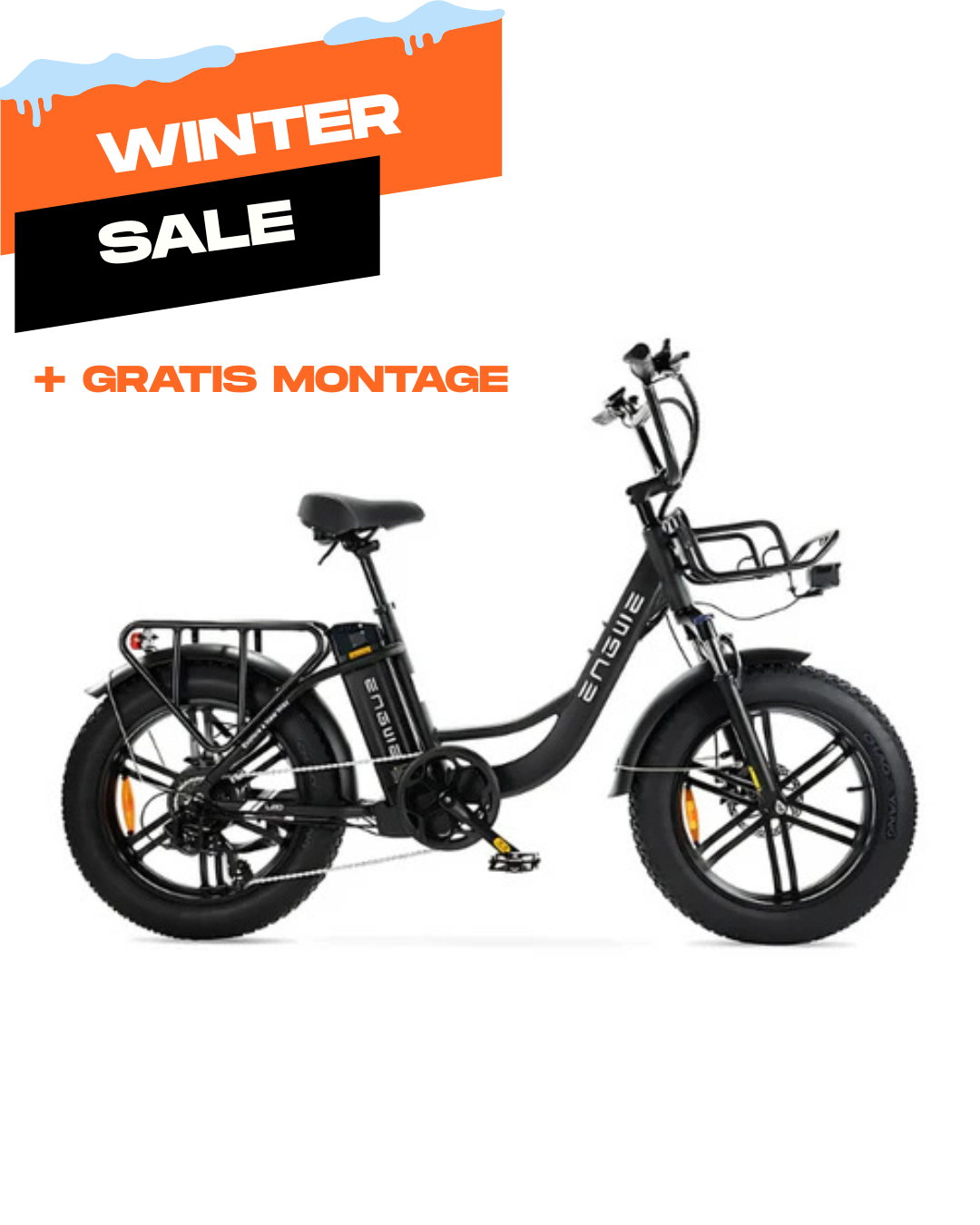 ENGWE L20 - Fatbike - Zwart