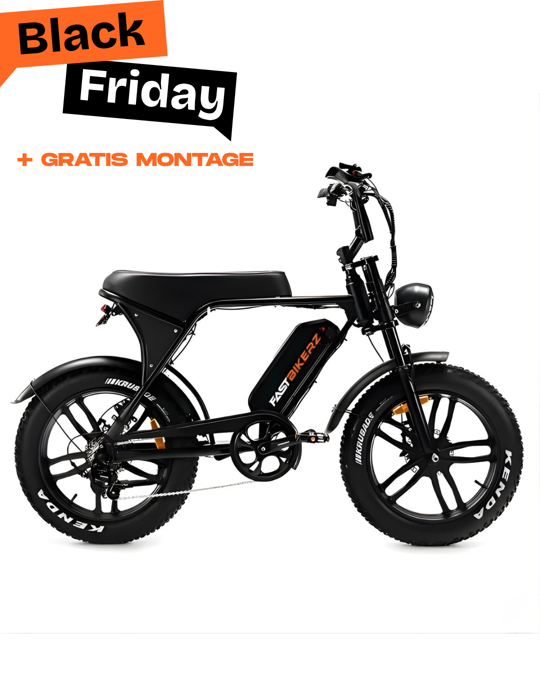 Fatbike BEST SELLER - Ouxi V8 6.0 (C80) Zwart
