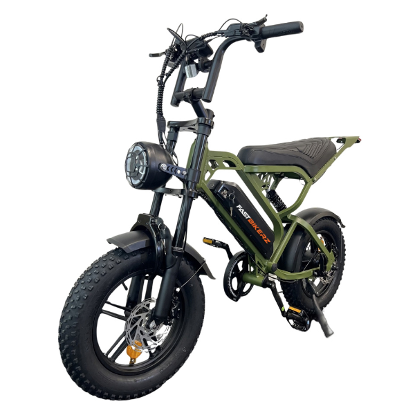 V20 Mini Fatbike - Groen - Hydraulische Remmen