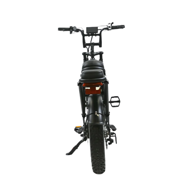 Fatbike COMBIDEAL - Ouxi V8 6.0 (C80) Zwart + achterzitje + voetsteuntjes + Alarm + Slot + Telefoonhouder