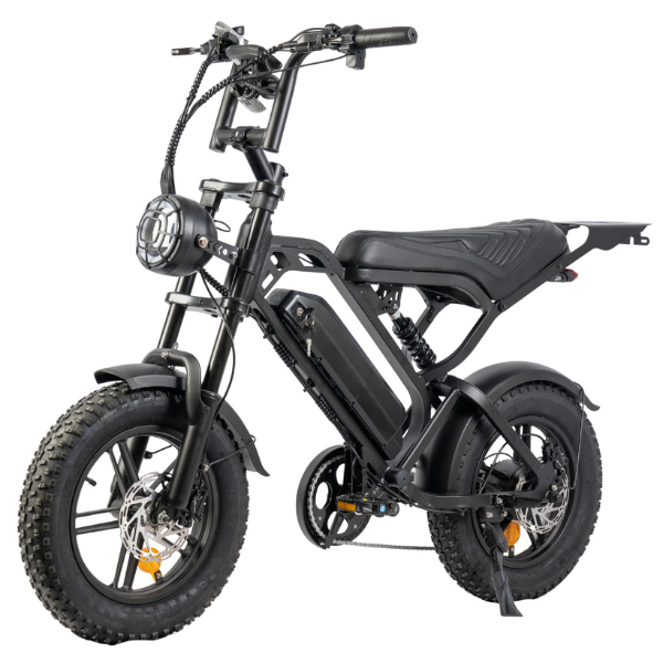 V20 Mini Fatbike - Zwart - Hydraulische Remmen