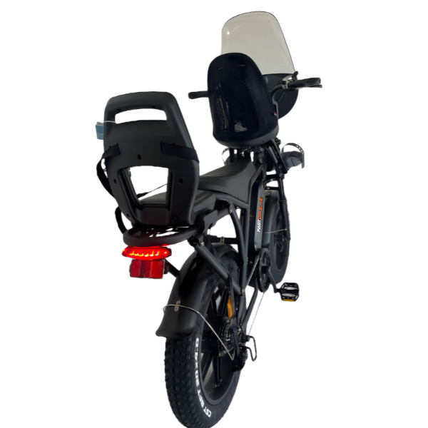 Family Fatbike - Ouxi V8 6.0 (C80) - Zwart - Tot 5 jaar (Inclusief alle accessoires)