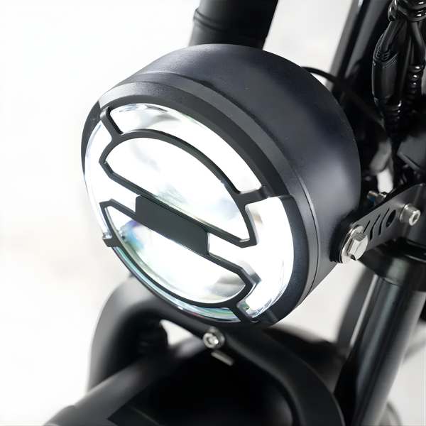 Fatbike COMBIDEAL - Ouxi V8 6.0 (C80) Zwart + achterzitje + voetsteuntjes + Alarm + Slot + Telefoonhouder