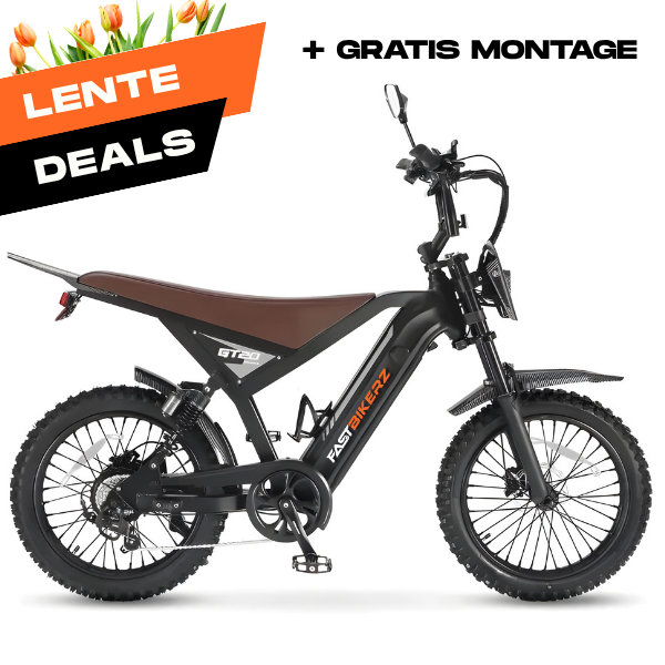 Fatbike GT-20 Pro Zwart | Elektrische Fatbike met Hydraulische Remmen