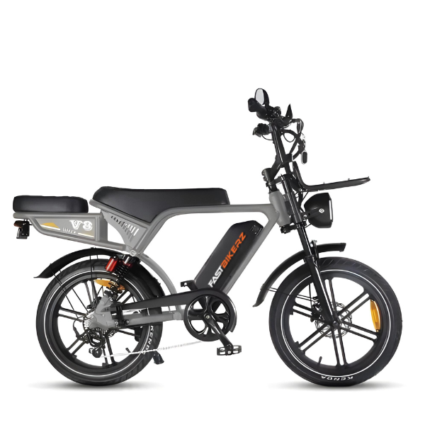 Fatbike Ouxi V8 Ultra Grijs | Elektrische Fatbike met Hydraulische Remmen