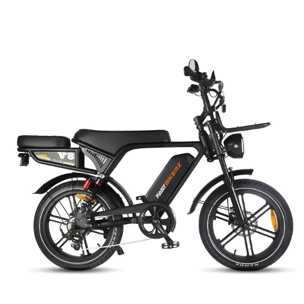 Fatbike Ouxi V8 Ultra Zwart | Elektrische Fatbike met Hydraulische Remmen
