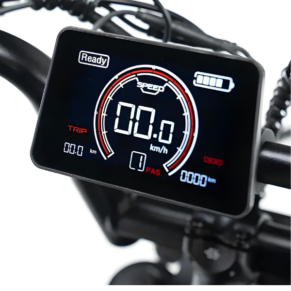 Fatbike COMBIDEAL - FastBikerz S20 PRO Nardo Grey + Achterzitje + Voetsteuntjes + Voorslot + Slot + Telefoonhouder