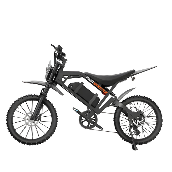 Skinnybike V20 Cross Zwart | Elektrische Skinnybike met Hydraulische Remmen
