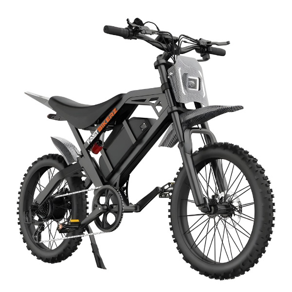 Skinnybike V20 Cross Zwart | Elektrische Skinnybike met Hydraulische Remmen