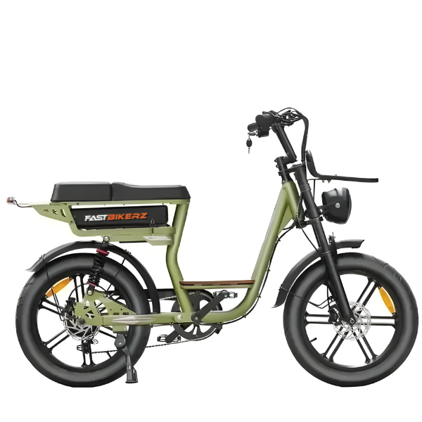 Fatbike V20 Comfort Groen | Elektrische Fatbike met Hydraulische Remmen