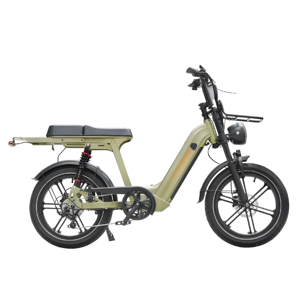 Fatbike V20 Comfort Pro Groen | Elektrische Fatbike met Hydraulische Remmen