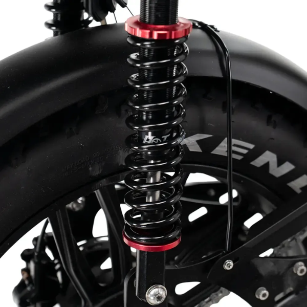 Fatbike COMBIDEAL - FastBikerz S20 PRO Zwart + Achterzitje + Voetsteuntjes + Voorslot + Slot + Telefoonhouder