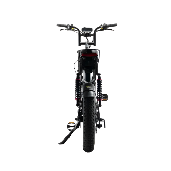 Fatbike COMBIDEAL - FastBikerz S20 PRO Zwart + Achterzitje + Voetsteuntjes + Voorslot + Slot + Telefoonhouder