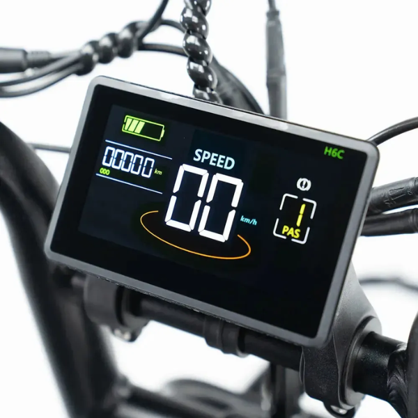 Fatbike COMBIDEAL - FastBikerz V20PRO 9.0 Dark Grey + Achterzitje + Voetsteuntjes + Voorslot + Slot + Telefoonhouder