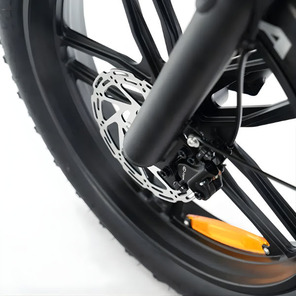 Fatbike COMBIDEAL - FastBikerz V20PRO 9.0 Zwart + Achterzitje + Voetsteuntjes + Voorslot + Slot + Telefoonhouder