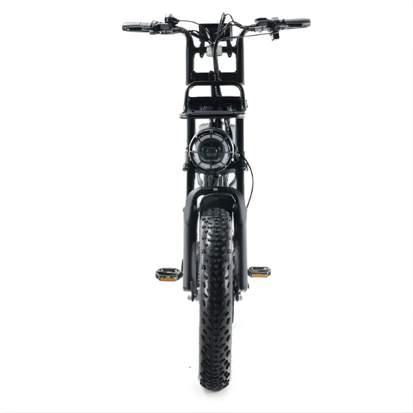 Fatbike COMBIDEAL - FastBikerz V20PRO 9.0 Zwart + Achterzitje + Voetsteuntjes + Voorslot + Slot + Telefoonhouder