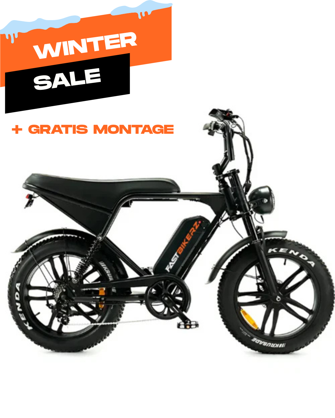 Fatbike BEST SELLER - Ouxi V8 Pro Zwart