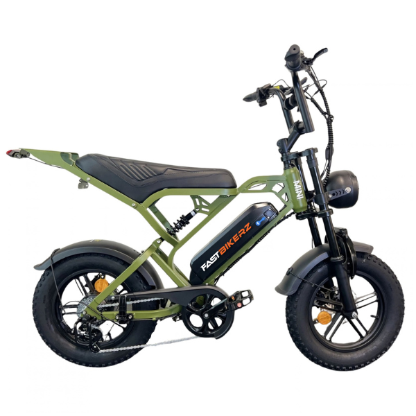 V20 Mini Fatbike - Groen - Hydraulische Remmen