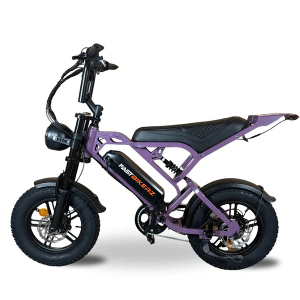 V20 Mini Fatbike - Paars - Hydraulische Remmen
