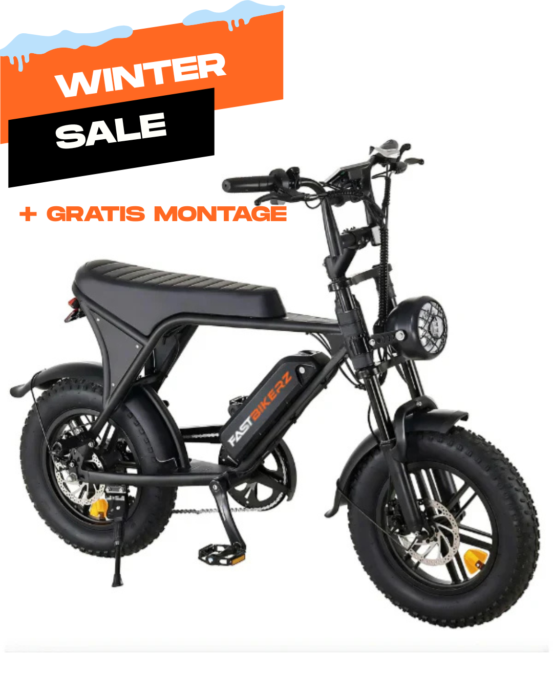 Fatbike - Ouxi C80 Mini Zwart