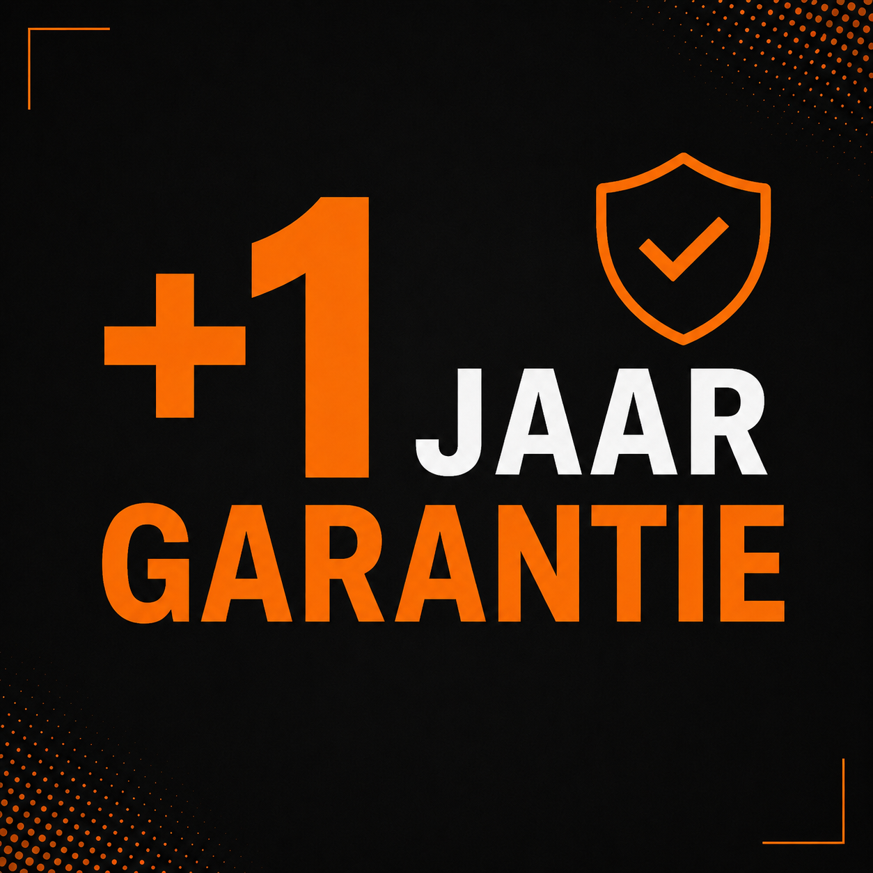 +1 Jaar Garantie