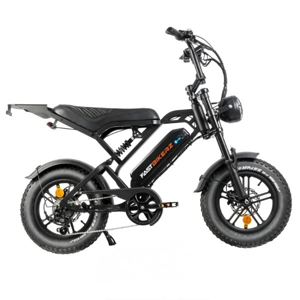 V20 Mini Fatbike - Zwart - Hydraulische Remmen