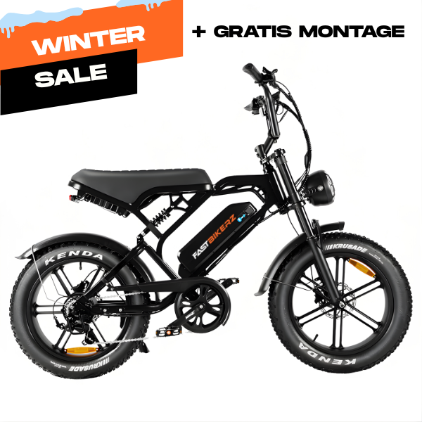 Fatbike BEST SELLER - FastBikerz V20PRO 9.0 Zwart