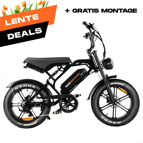 Fatbike BEST SELLER - FastBikerz V20PRO 9.0 Zwart