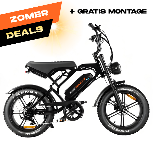 Fatbike BEST SELLER - FastBikerz V20PRO 9.0 Zwart