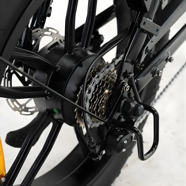 Family Fatbike - Ouxi V8 6.0 (C80) - Zwart - Tot 3 jaar (Inclusief alle accessoires)