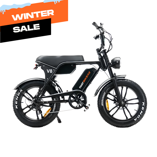 Fatbike - Ouxi V8 Max 6.0 (C80) dubbele accu - Zwart