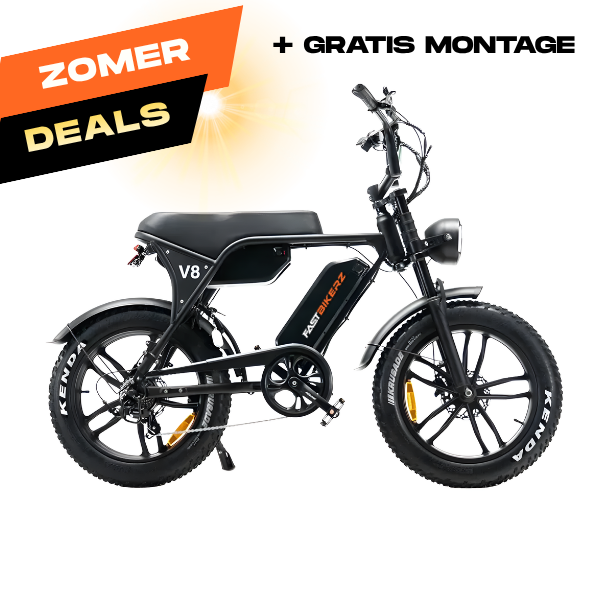 Fatbike - Ouxi V8 Max 6.0 (C80) dubbele accu - Zwart