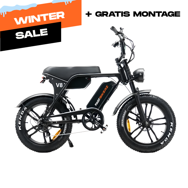 Fatbike - Ouxi V8 Max 6.0 (C80) dubbele accu - Zwart