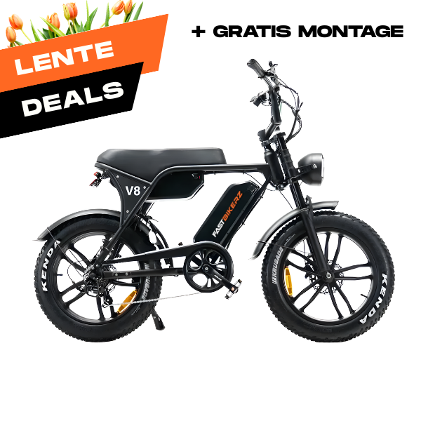 Fatbike - Ouxi V8 Max 6.0 (C80) dubbele accu - Zwart