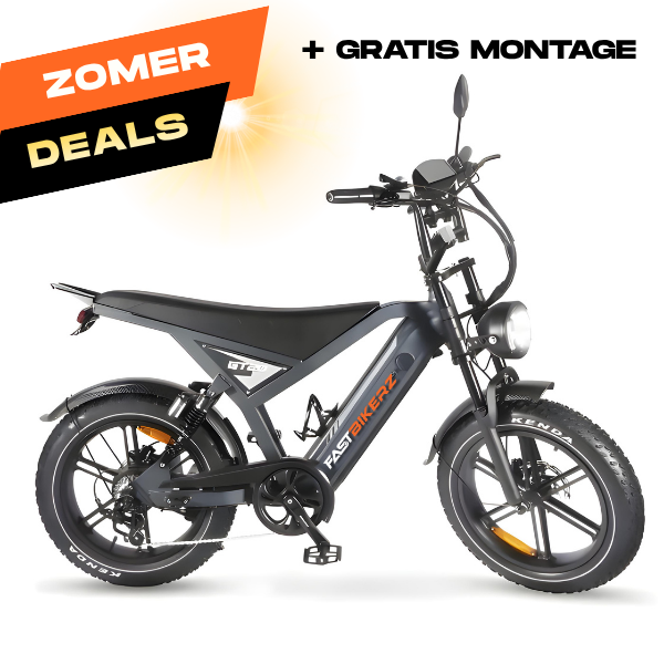 Fatbike GT-20 Dark Grey | Elektrische Fatbike met Hydraulische Remmen