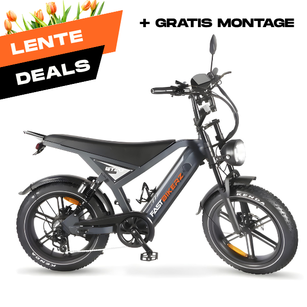 Fatbike GT-20 Dark Grey | Elektrische Fatbike met Hydraulische Remmen