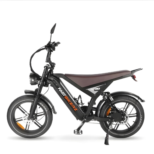 Fatbike GT-20 Zwart | Elektrische Fatbike met Hydraulische Remmen