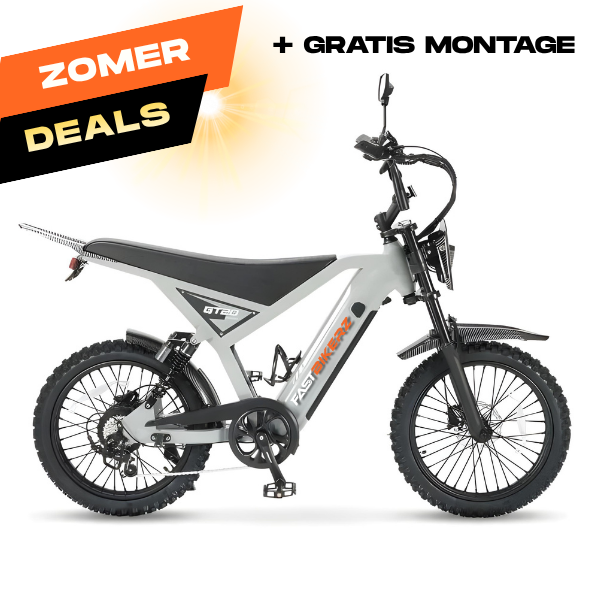 Fatbike GT-20 Pro Nardo Grey | Elektrische Fatbike met Hydraulische Remmen