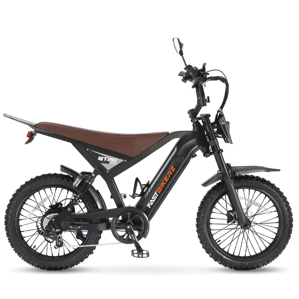 Fatbike GT-20 Pro Zwart | Elektrische Fatbike met Hydraulische Remmen