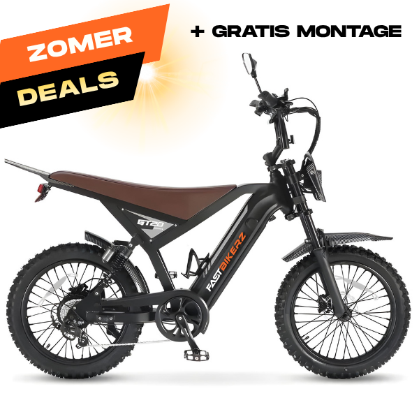 Fatbike GT-20 Pro Zwart | Elektrische Fatbike met Hydraulische Remmen