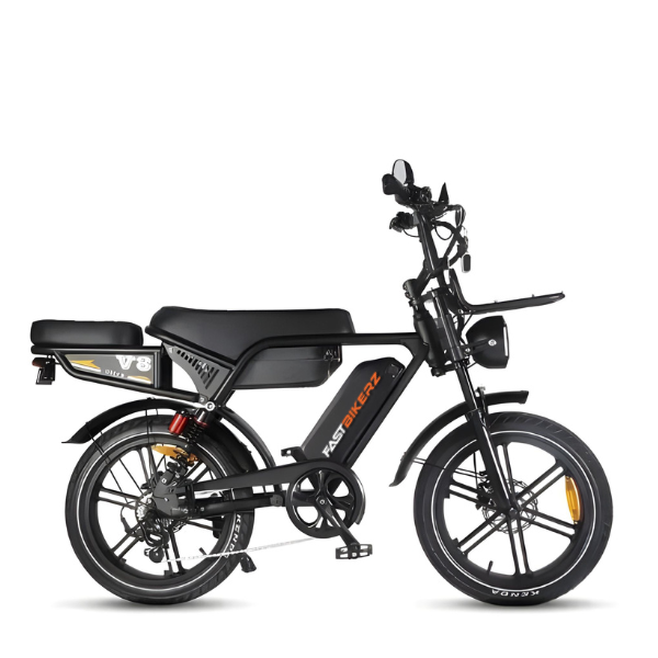 Fatbike Ouxi V8 Ultra Max Dubbele Accu Zwart | Elektrische Fatbike met Hydraulische Remmen