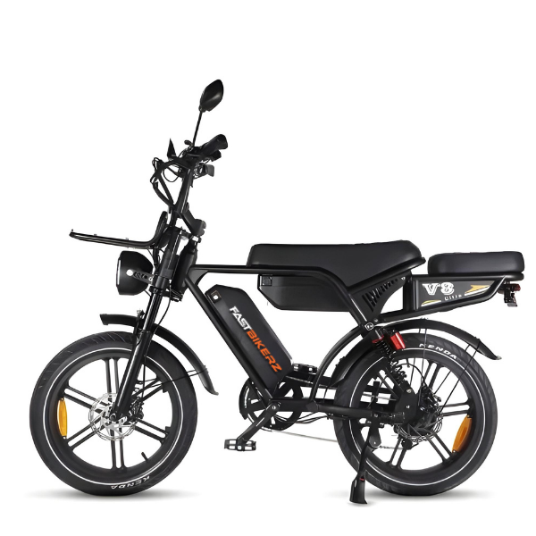 Fatbike Ouxi V8 Ultra Max Dubbele Accu Zwart | Elektrische Fatbike met Hydraulische Remmen