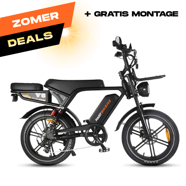 Fatbike Ouxi V8 Ultra Zwart | Elektrische Fatbike met Hydraulische Remmen