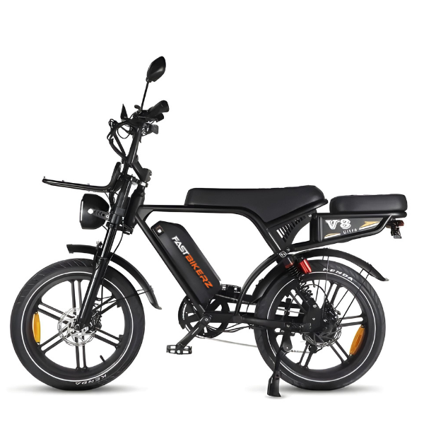 Fatbike Ouxi V8 Ultra Zwart | Elektrische Fatbike met Hydraulische Remmen
