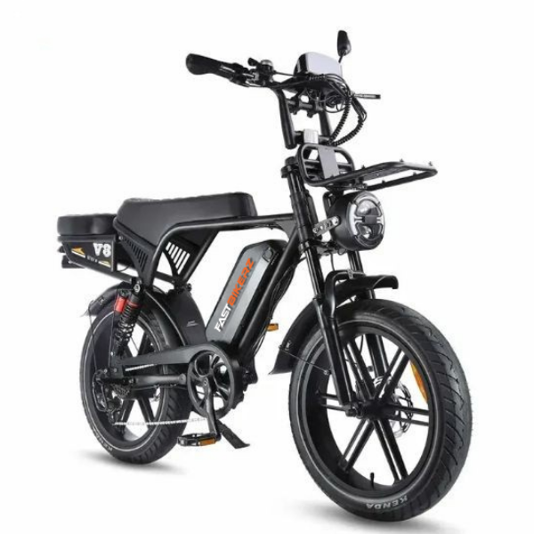 Fatbike Ouxi V8 Ultra Zwart | Elektrische Fatbike met Hydraulische Remmen