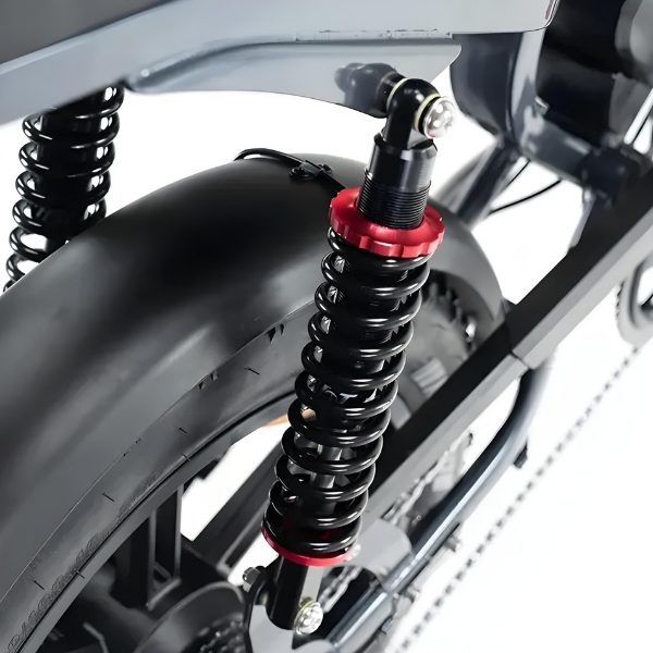 Fatbike COMBIDEAL - FastBikerz S20 PRO Nardo Grey + Achterzitje + Voetsteuntjes + Voorslot + Slot + Telefoonhouder