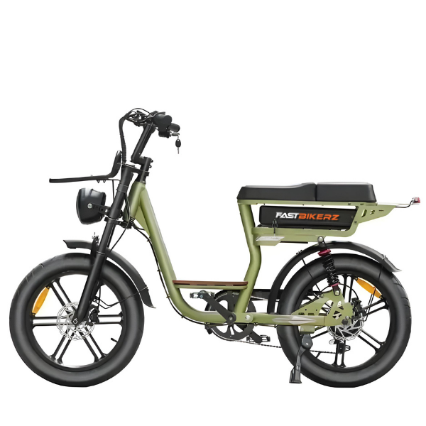 Fatbike V20 Comfort Pro Groen | Elektrische Fatbike met Hydraulische Remmen