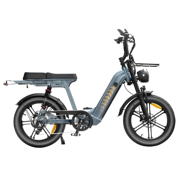 Fatbike V20 Comfort Pro Blauw | Elektrische Fatbike met Hydraulische Remmen
