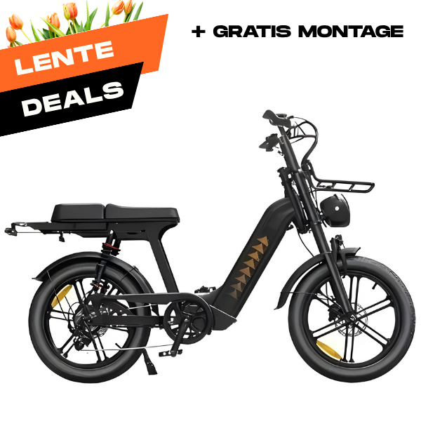 Fatbike V20 Comfort Pro Zwart | Elektrische Fatbike met Hydraulische Remmen