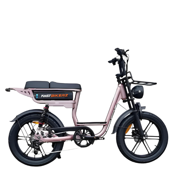 Fatbike V20 Comfort Rose Goud | Elektrische Fatbike met Hydraulische Remmen
